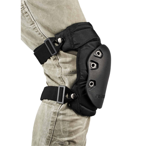 ProFlex&reg; 435 Comfort Hinged Hard Cap Knee Pads, Buckle Style, Rubber Caps, Foam/Gel Pads Mukwa Safety Services