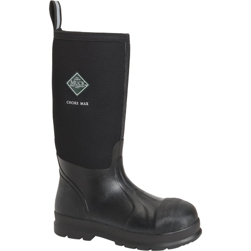 Bottes de s&eacute;curit&eacute; Chore Max, Caoutchouc, Embout Composite, Pointure 10, Semelle R&eacute;sistant aux perforations Mukwa Safety Services