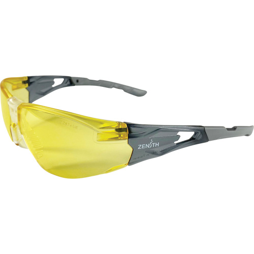 Lunettes de s&eacute;curit&eacute; s&eacute;rie Z2900, Lentille Ambr&eacute;e, Anti-&eacute;gratignures, ANSI Z87+/R&eacute;pond ou surpasse la norme CSA Z94.3 Mukwa Safety Services