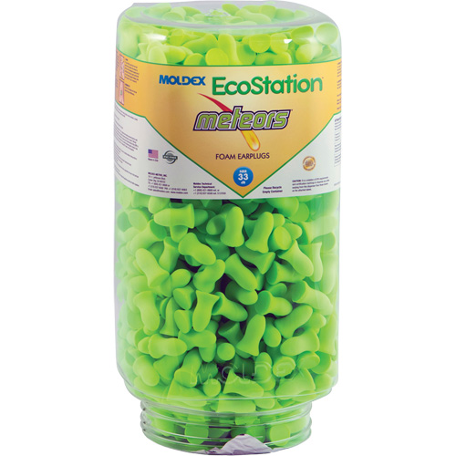 EcoStation Meteors&reg; Earplug Refill, Bulk - Canister Mukwa Safety Services