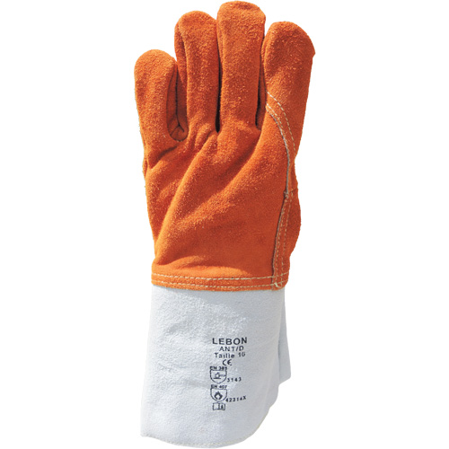 Gants de travail r&eacute;sistants &agrave; la chaleur Lebon, Cuir, 10, Prot&egrave;ge jusqu'&agrave; 482° F (250° C) Mukwa Safety Services