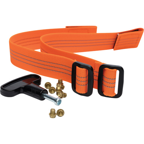 Replacement Brass Cleats & Straps for Midcleat Ice Cleats Mukwa Safety Services