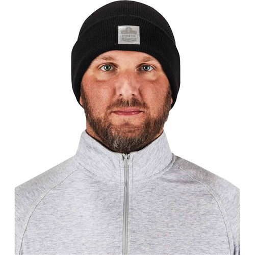 Bonnet en tricot c&ocirc;tel&eacute; N-Ferno, Taille unique, Noir Mukwa Safety Services