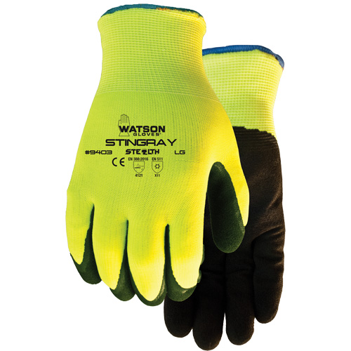 Stealth Stingray Insulated Gloves, X-Large, Nitrile Coating, 13 Gauge, Polyester Shell Mukwa Safety Services