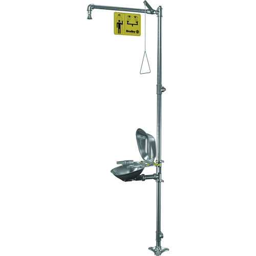 Douche et laveur des yeux/du visage Halo, Socle Mukwa Safety Services