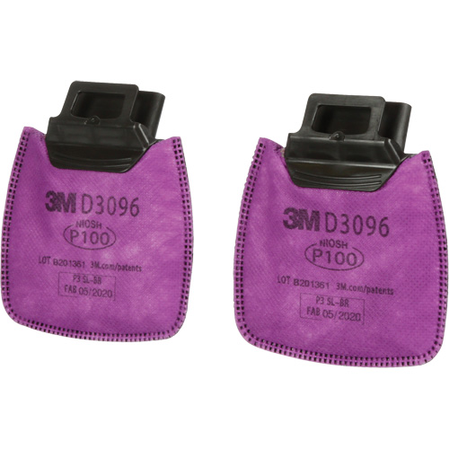 Filtre Secure Click, Filtre contre les particules avec suppresion de vapeurs nuisibles, Gaz acide/P100 Mukwa Safety Services