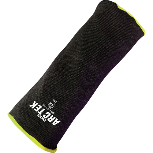 Manchon r&eacute;sistant aux coupures Arc Tek, Poly&eacute;thyl&egrave;ne/Acier, 10", ASTM ANSI niveau A5, Noir Mukwa Safety Services