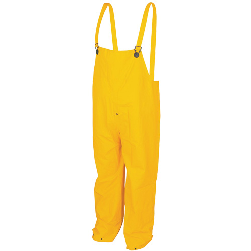 Pantalons &agrave; bavette imperm&eacute;ables de s&eacute;rie classique, Grand, Polyester/PVC, Jaune Mukwa Safety Services