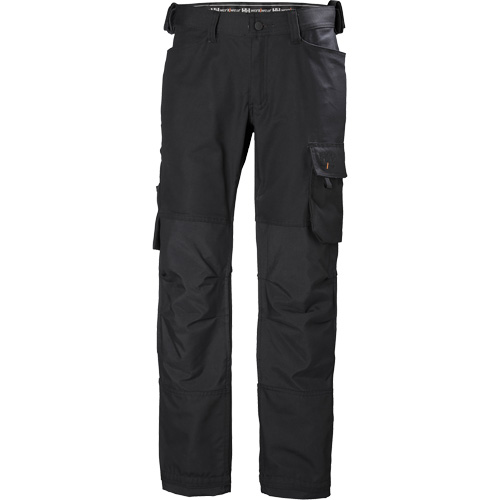 Oxford Work Pants, Cotton, Black, Size 38 Mukwa Safety Services