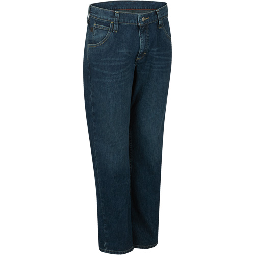 Men's Straight Fit Stretch Jeans, 30 Waist Mukwa Safety Services