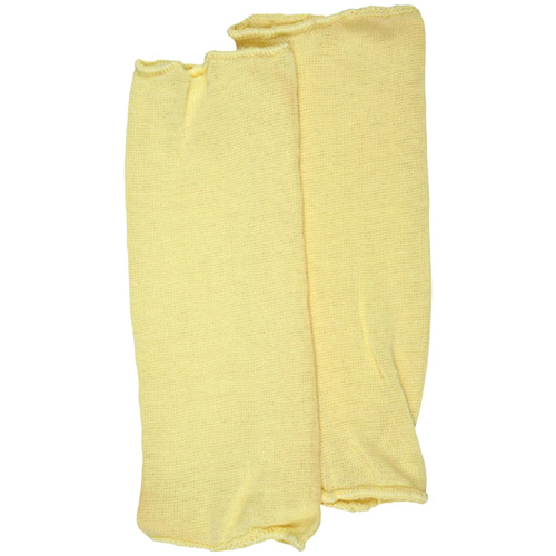 Manchon r&eacute;sistant &agrave; la coupe Cut Pro 1 couche, Kevlar, 10", ASTM ANSI niveau A2, Jaune Mukwa Safety Services