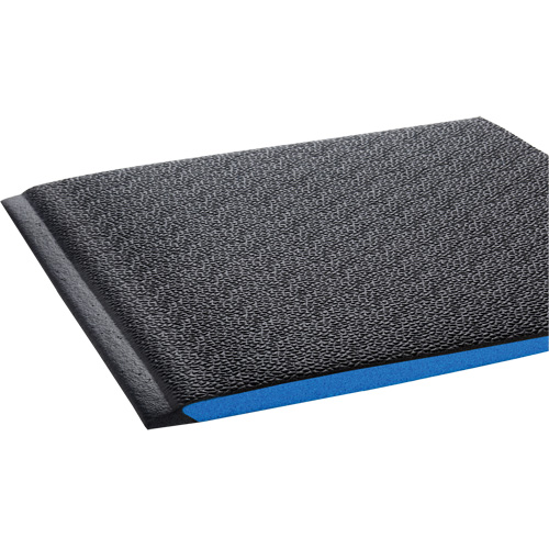 Wear-Bond Comfort-King Ergonomic Mats, Pebbled, 2' x 3' x 9/16", Black, Vinyl Foam Mukwa Safety Services