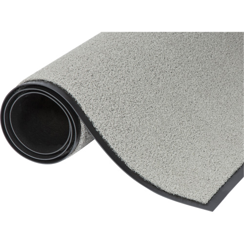 Tapis d'accueil Jasper, Essuie-pieds/grattoir, 3' x 10' x 5/16", Gris Mukwa Safety Services