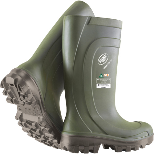 Thermolite Insulated Safety Boots, Polyurethane, Composite Toe, Size 6, Puncture Resistant Sole Mukwa Safety Services