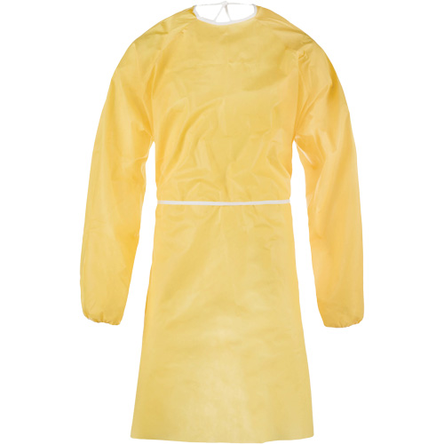 Blouse ChemMax 1, Taille unique, Jaune, Poly&eacute;thyl&egrave;ne/Polypropyl&egrave;ne Mukwa Safety Services