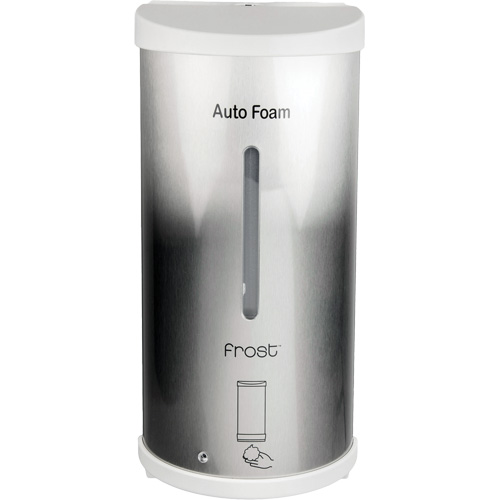 Distributeur de savon et de d&eacute;sinfectant en mousse, Sans contact, Capacit&eacute; de 800 ml, Format Vrac Mukwa Safety Services