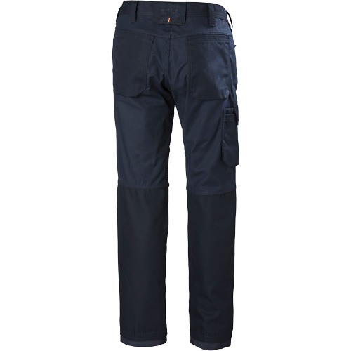 Oxford Service Pants, Poly-Cotton, Navy Blue, Size 30, 30 Inseam Mukwa Safety Services