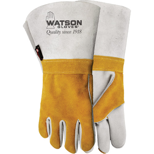 Wopper Welder's Gloves, Split Cowhide, Size 10 Mukwa Safety Services