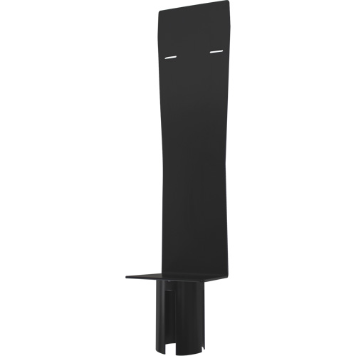 Dispenser Holder for Crowd Control Post, Black Mukwa Safety Services