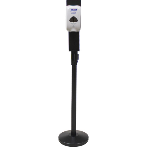 Dispenser Holder for Crowd Control Post, Black Mukwa Safety Services
