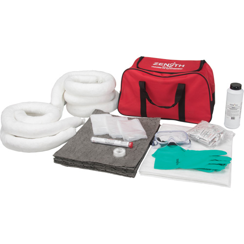 Premium Spill Kit, Universal, Bag, 10 US gal. Absorbancy Mukwa Safety Services