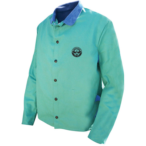 Gander Brand Banox&reg; FR Full Jacket, Cotton, Large, Green Mukwa Safety Services