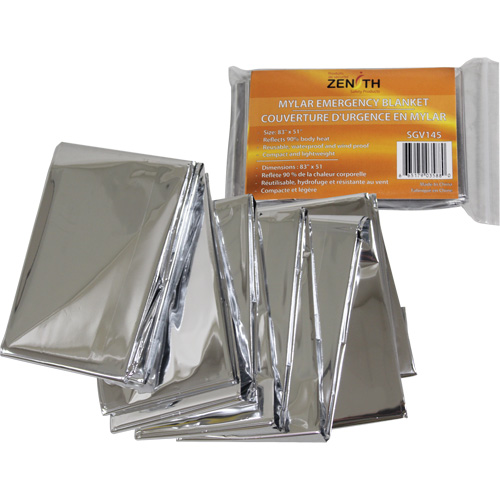 Emergency Blanket, Aluminized Polyester Mukwa Safety Services