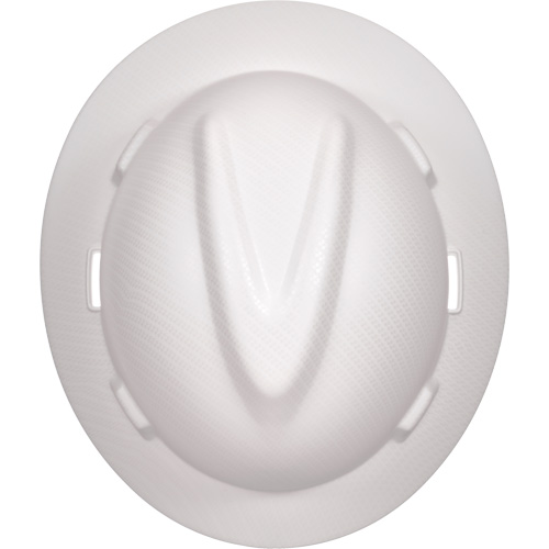 Casque de s&eacute;curit&eacute; &agrave; bordure compl&egrave;te Hydro Dip V-Gard, R&eacute;pond aux normes CSA type 1, Suspension Rochet, Non ventil&eacute; Mukwa Safety Services