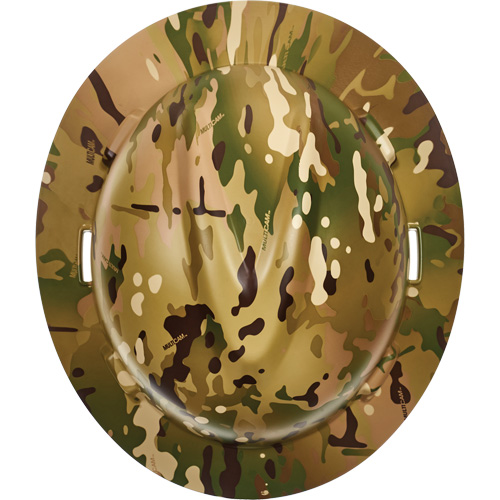 Casque de s&eacute;curit&eacute; &agrave; bordure compl&egrave;te Hydro Dip V-Gard, R&eacute;pond aux normes CSA type 1, Suspension Rochet, Non ventil&eacute; Mukwa Safety Services