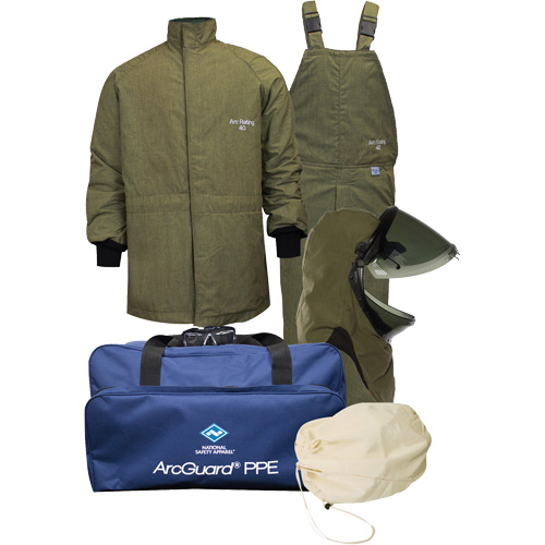 Arcguard Revolite Large Arc Flash Suit Kit with Lift Front Hood, 40 cal/cm² Mukwa Safety Services