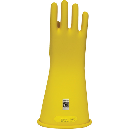 Gants en caoutchouc pour travaux &eacute;lectriques Arcguard, Taille 8, 10" lo Mukwa Safety Services