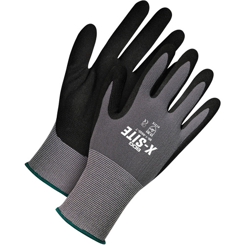 X-Site Lightweight Coated Gloves, 8, Nitrile Coating, 15 Gauge, Nylon/Lycra&reg; Shell Mukwa Safety Services