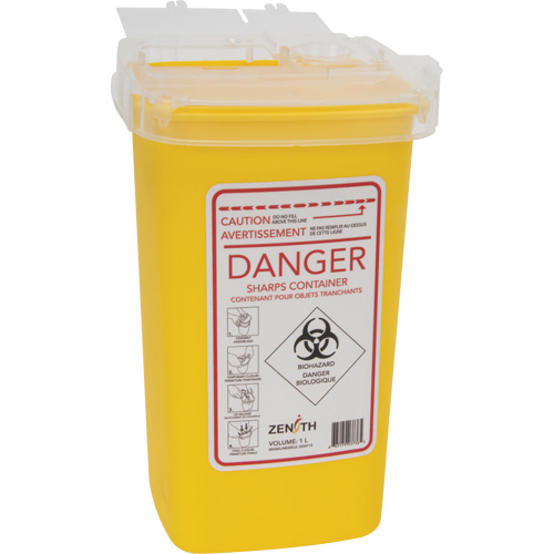 Sharps Container, 1 L Capacity Mukwa Safety Services