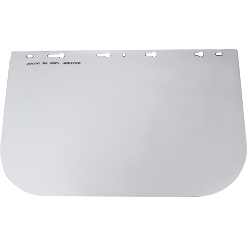 390 Series Replacement Faceshield, Acetate, Clear Tint Mukwa Safety Services