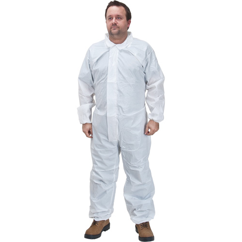 Combinaisons de premi&egrave;re qualit&eacute;, 2T-Grand, Blanc, Microporeux Mukwa Safety Services