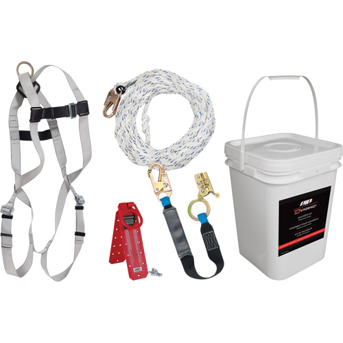 Dynamic Fall Protection Kit, Roofer's Kit Mukwa Safety Services