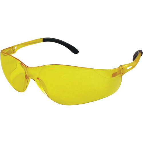 SenTec Safety Glasses, Amber Lens, Anti-Scratch, Meets/Exceeds CSA Z94.3 Mukwa Safety Services