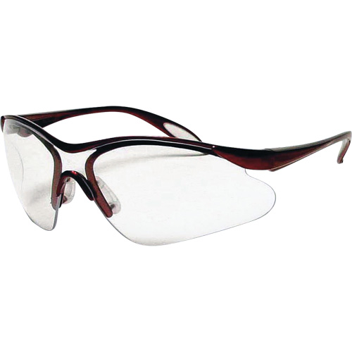 Miranda Safety Glasses, Clear Lens, Anti-Scratch, Meets/Exceeds CSA Z94.3 Mukwa Safety Services