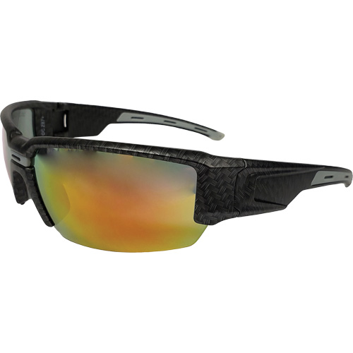 Lunettes de s&eacute;curit&eacute; Hartley, Lentille Rouge, R&eacute;pond ou surpasse la norme CSA Z94.3 Mukwa Safety Services