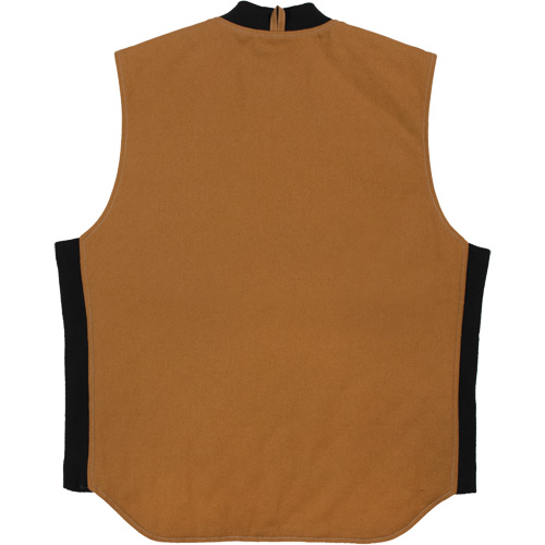 WV04 Moto Vest, Men's, Small, Brown Mukwa Safety Services