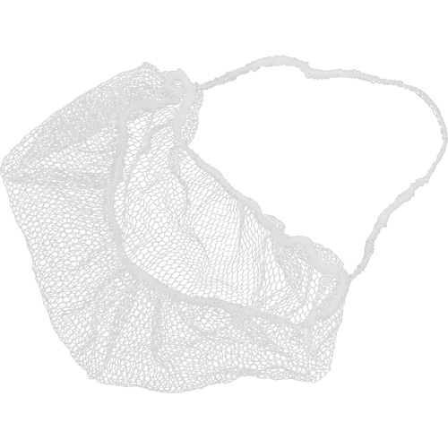 Beard Nets, Nylon, White Mukwa Safety Services