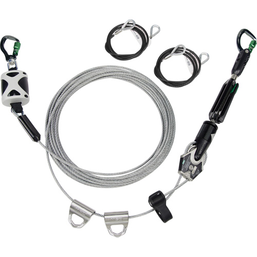 Temporary Horizontal Lifeline, Galvanized Cable Mukwa Safety Services