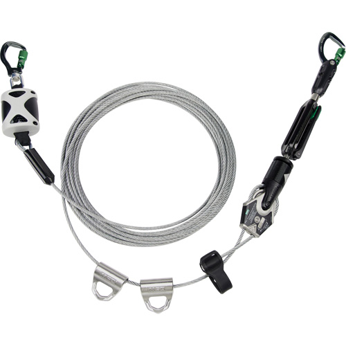 Temporary Horizontal Lifeline, Galvanized Cable Mukwa Safety Services
