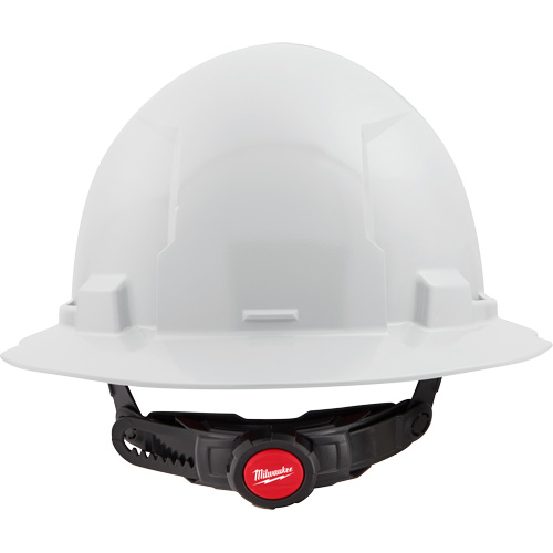 Casque de s&eacute;curit&eacute; &agrave; bord complet, R&eacute;pond aux normes CSA type 1, Suspension Rochet, Non ventil&eacute; Mukwa Safety Services