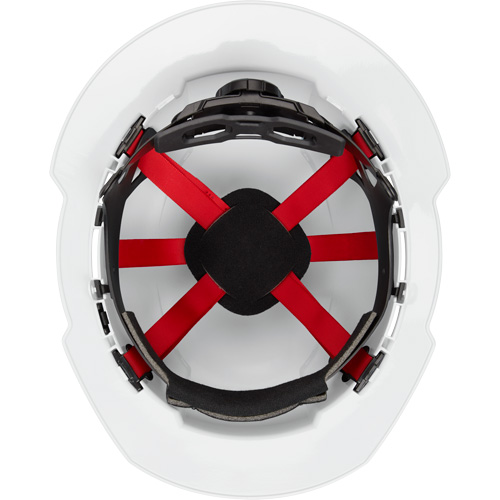 Full Brim Hardhat, Meets CSA Type 1, Ratchet Suspension, Vented Mukwa Safety Services
