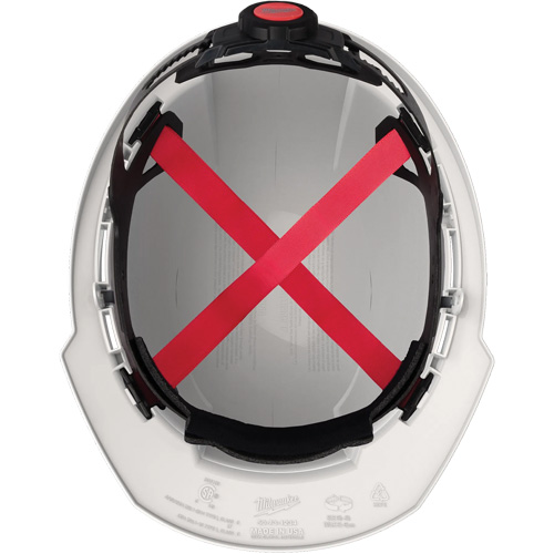 Front Brim Hardhat, Meets CSA Type 1, Ratchet Suspension, Non-Vented Mukwa Safety Services