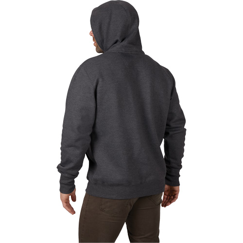 Chandail &agrave; capuchon lourd, Hommes, Petit, Gris Mukwa Safety Services