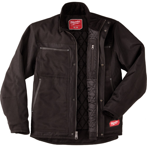 Blouson classique GridIron, Hommes, Petit, Noir Mukwa Safety Services