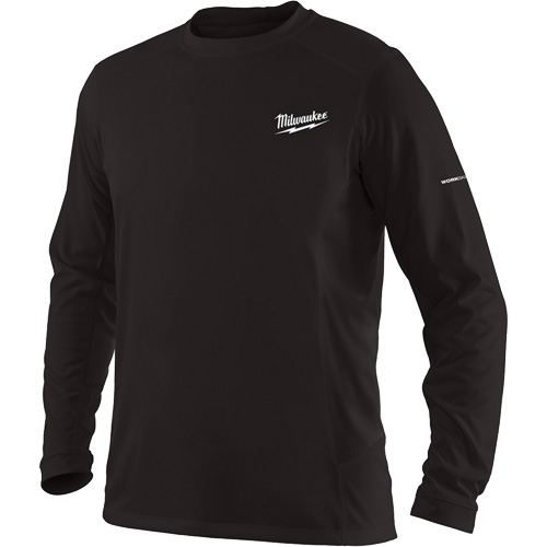 T-shirt &agrave; manches longues Workskin, Hommes, Petit, Noir Mukwa Safety Services