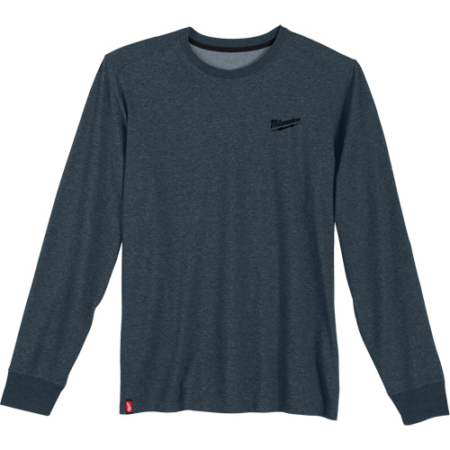 T-shirt de travail hybride, Hommes, Petit, Bleu Mukwa Safety Services